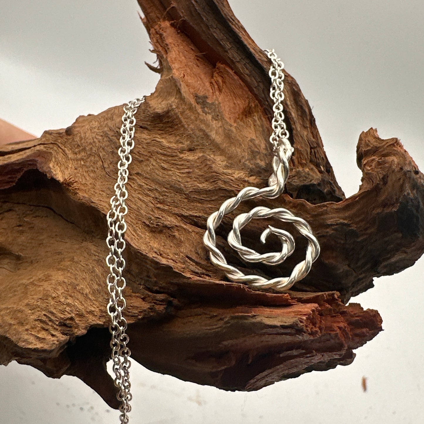 Twisted Spiral Pendant