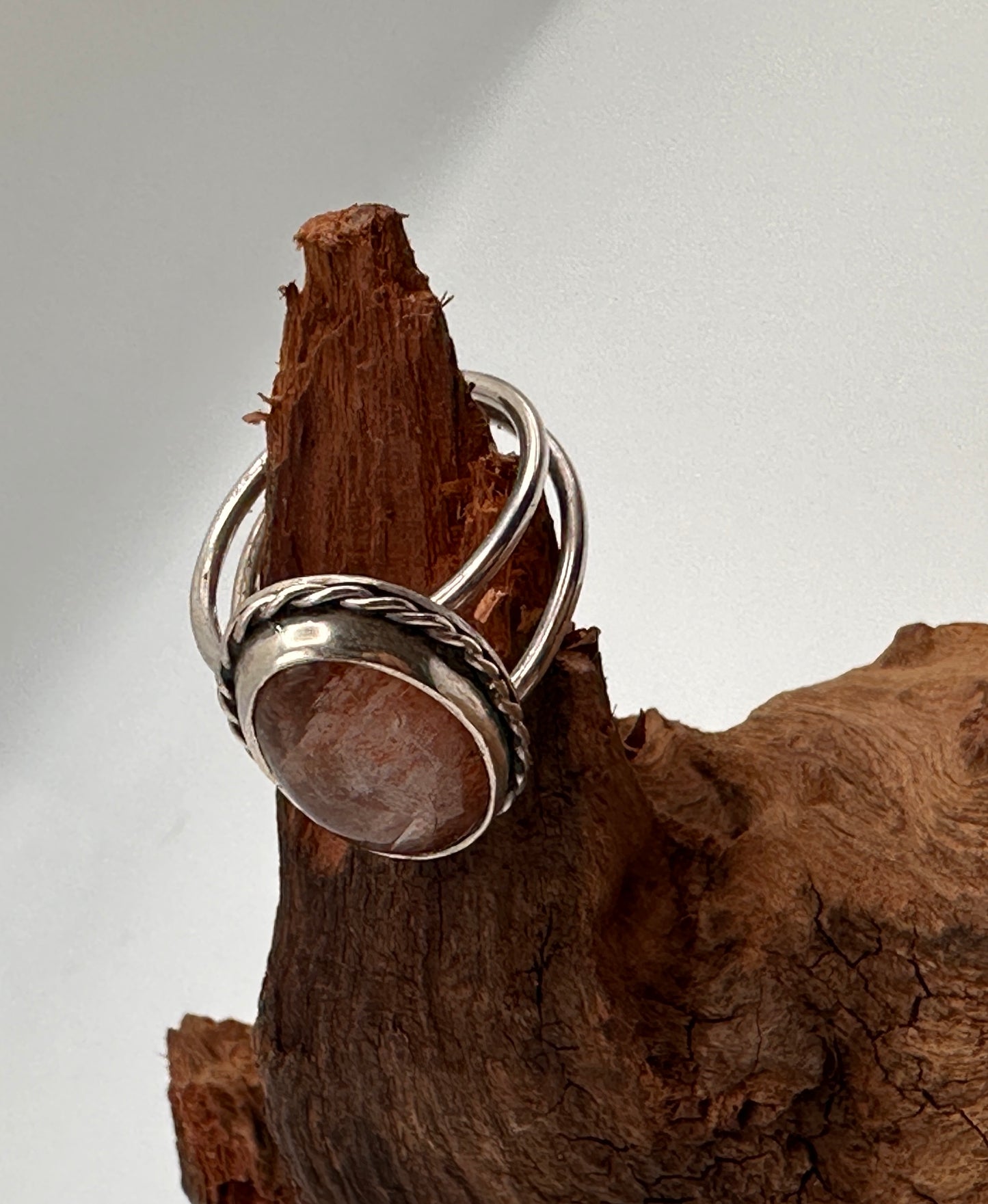 Oval Sunstone Ring