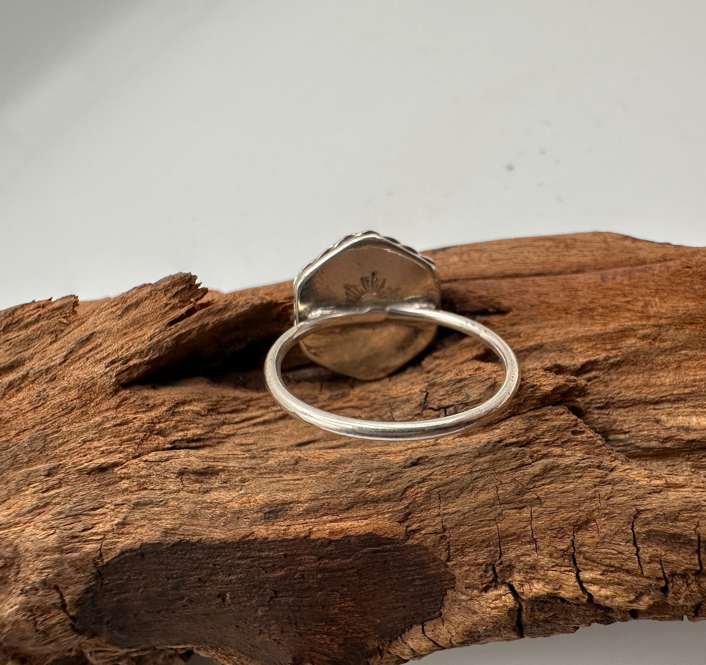 Hexagon Sunstone Ring