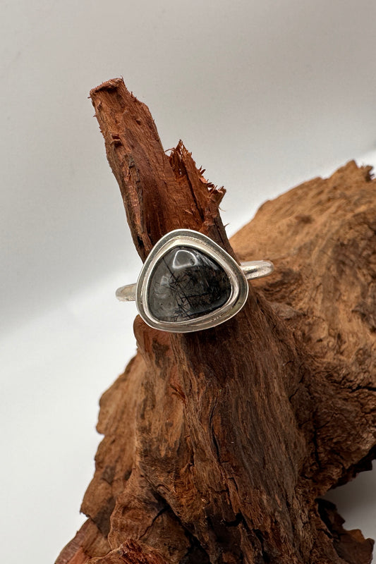 Rutilated Quartz Ring